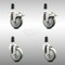 Service Caster 4 Inch 316SS Gray Poly Swivel 1-3/8 Inch Expanding Stem Caster Lock Brake, 2PK SCC-SS316TTLEX20S414-PPUB-2-S-2-138 - alternate 2